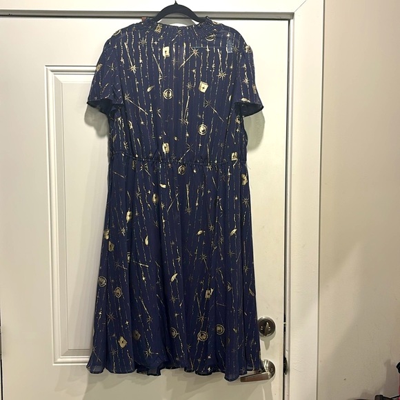 Torrid x Harry Potter WB Flutter Sleeve Dress Size 2 18/20 - Picture 6 of 8